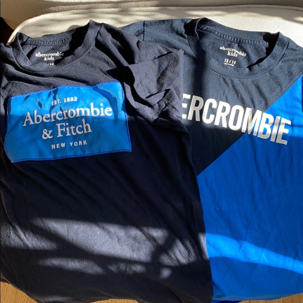 2 NEVER WORN Abercrombie Boys tshirts